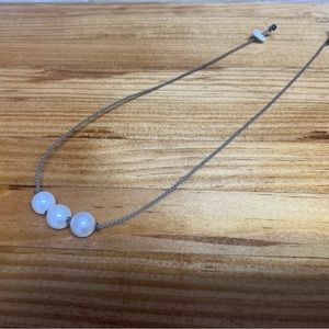 Tula Blue Rope Triple Knotted necklace